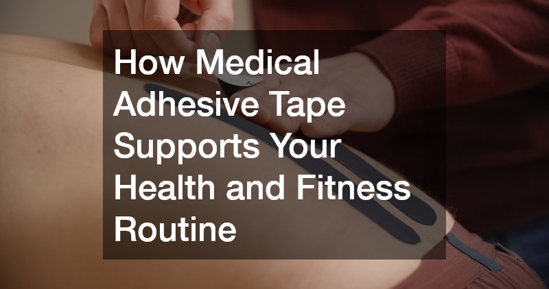 How Medical Adhesive Tape Supports Your Health and Fitness Routine